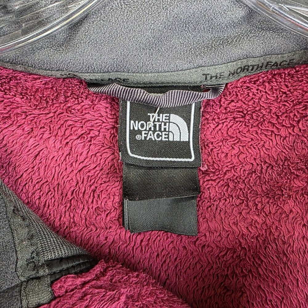 The North Face Jacket Womens Medium Pink Fleece Full Zip Soft Plush Warm Winter - Picture 5 of 9